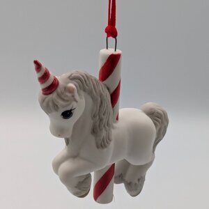 Hallmark Keepsake Merry-Go-Round Unicorn 1989, Fine Porcelain Vintage Ornament